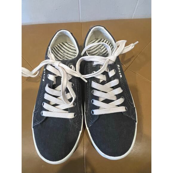 Taos Canvas Star Sneakers Comfortable Ergonomic Lace Up Casual Shoes Womens 7.5 - Picture 3 of 6